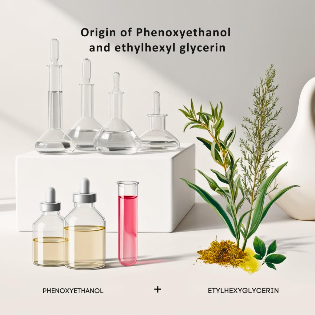 Origin of Phenoxyethanol and ethylhexyl glycerin