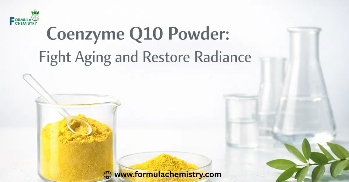 Coenzyme Q10 powder fight aging and restore radiance