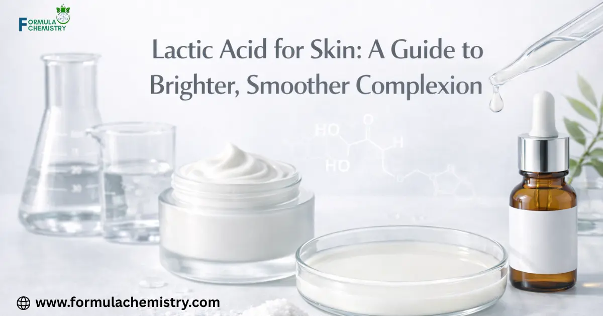 Lactic Acid for Skin A Guide to brighter smoother complexation