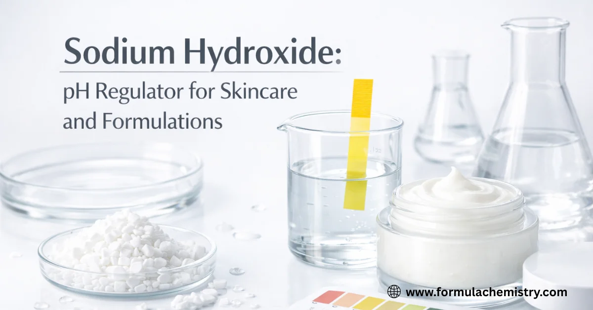 Sodium Hydroxide pH Regulator for Skincare and Formulations