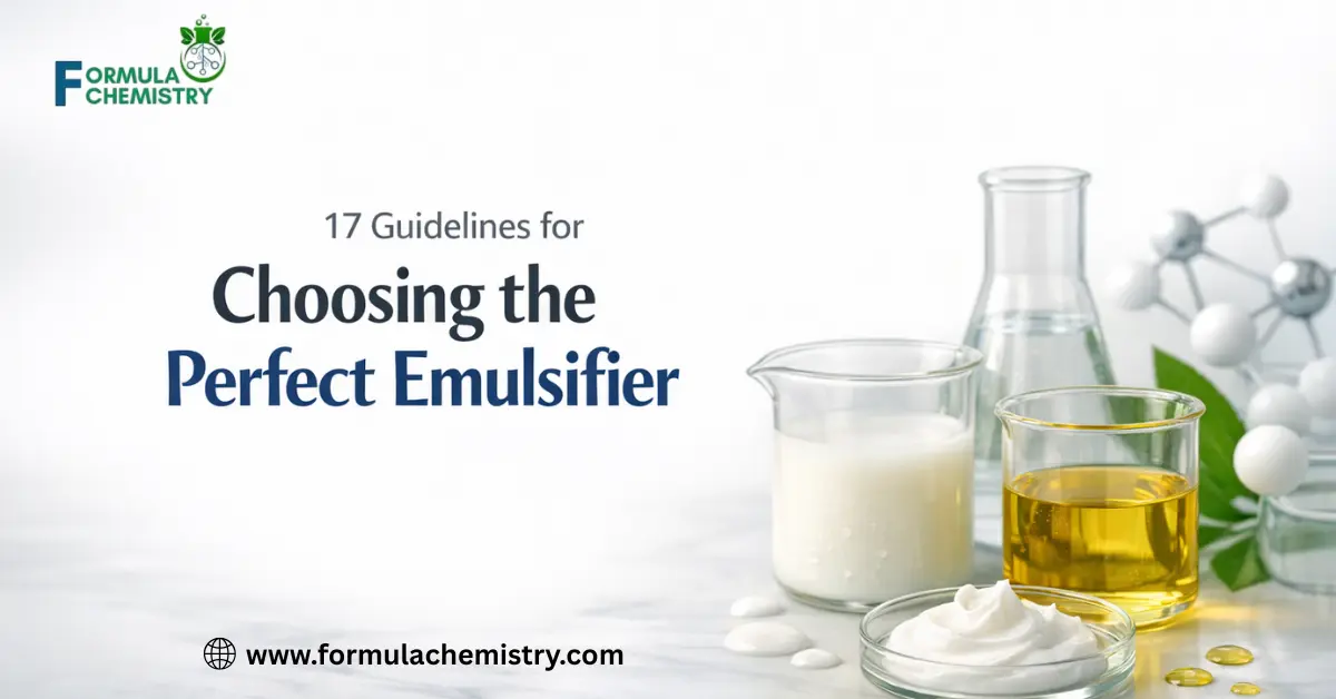 17 Guidelines for Choosing the Perfect Emulsifier