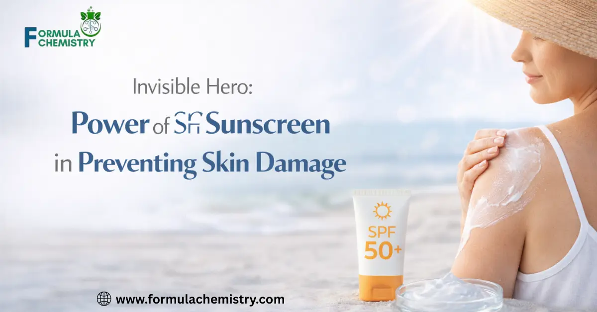 Invisible hero power of SPF sunscreen in preventing skin damage