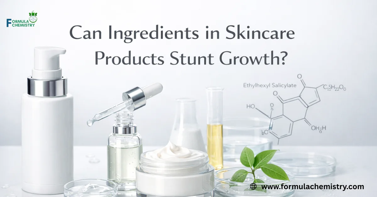 Can Ingredients in Skincare Products Stunt Growth