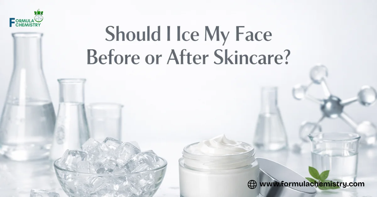 Should I Ice My Face Before or After Skincare