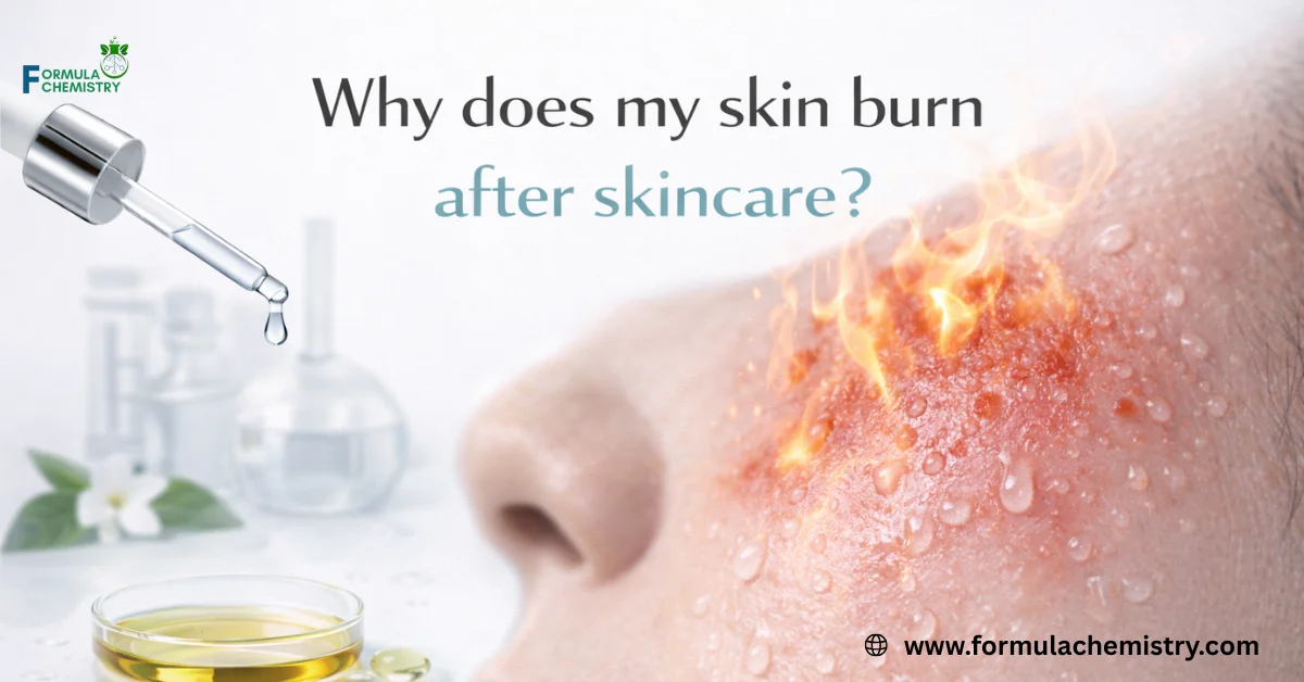Why does my skin burn after skincare
