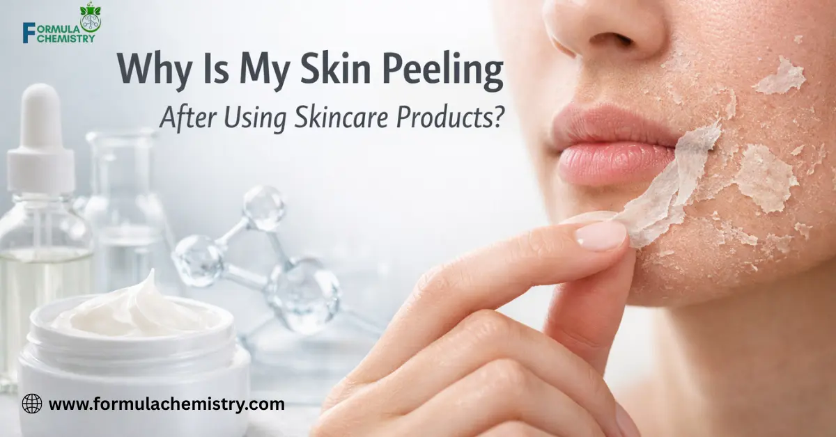 Why is my skin peeling after using skincare products
