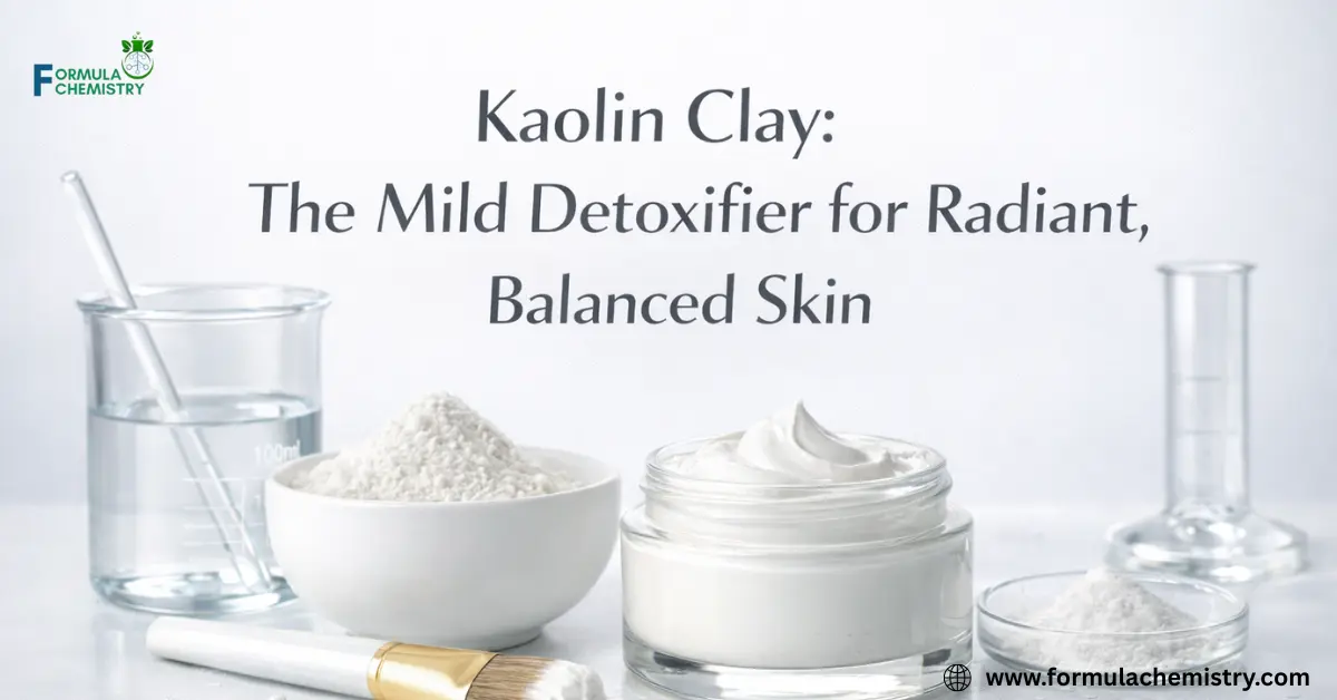 Kaolin Clay the mild detoxifier for radiant balanced skin