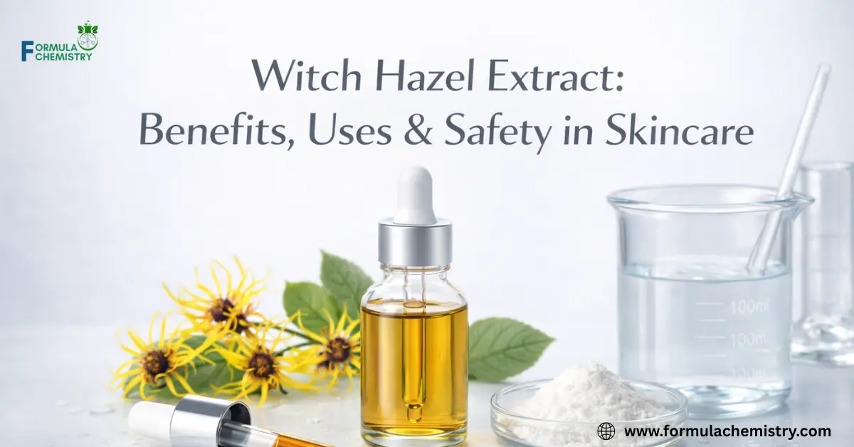 Witch Hazel Extract Benefits uses & safety in skincare