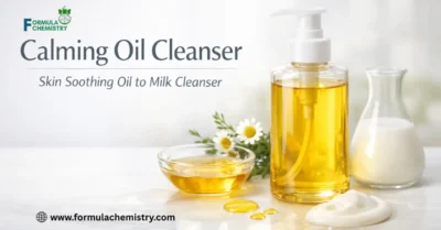 Calming oil cleanser skin soothing oil to milk cleanser