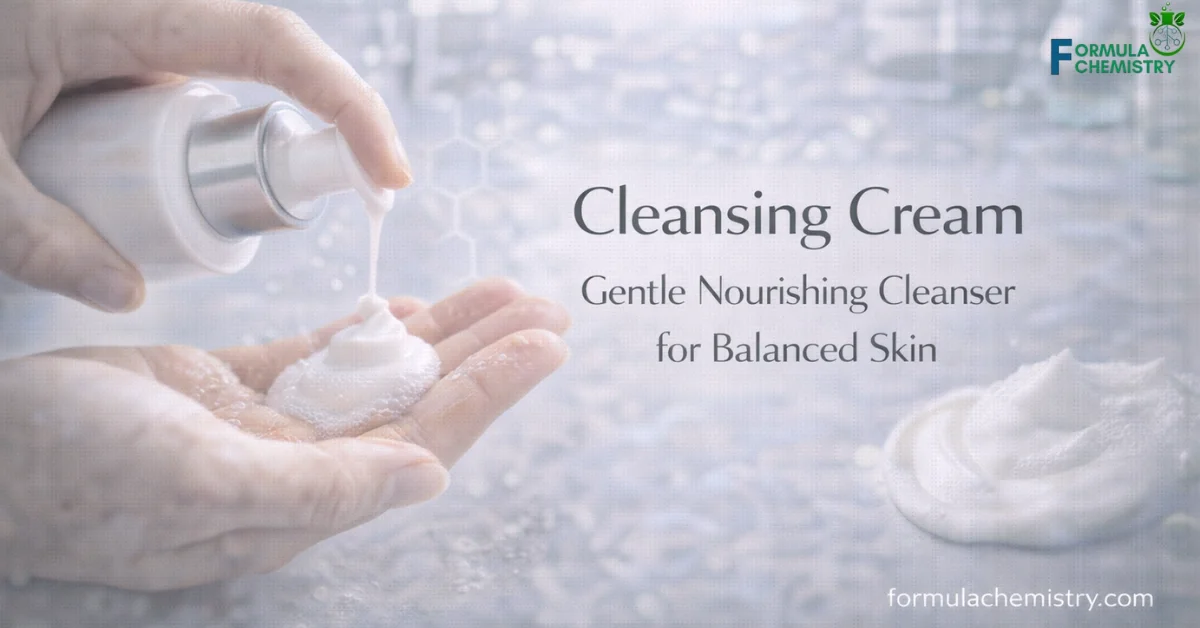 Cleansing Cream Gentle Nourishing Cleanser for Balanced Skin