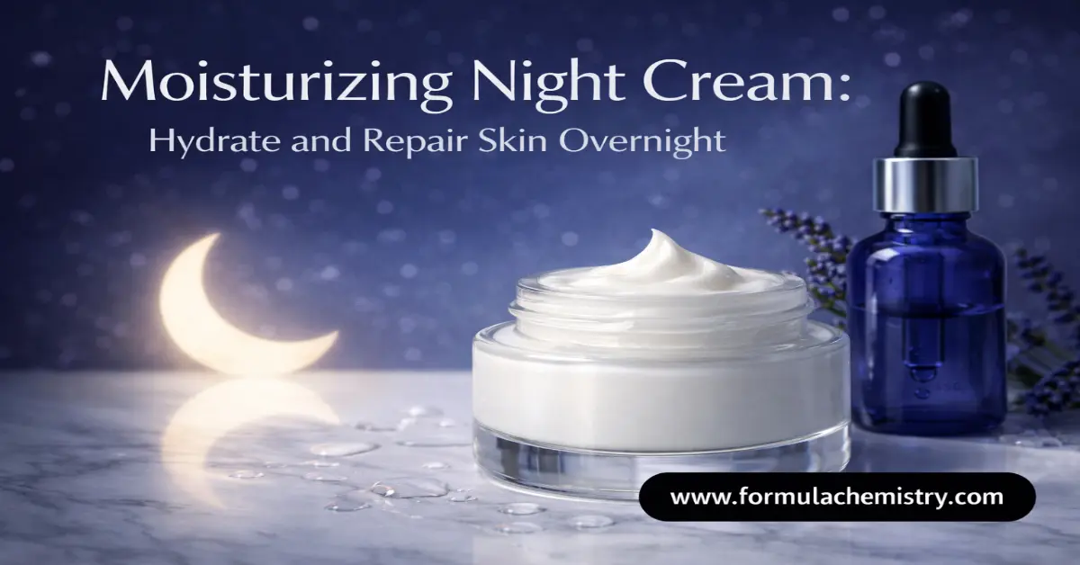 Moisturizing night cream hydrate and repair skin overnighti
