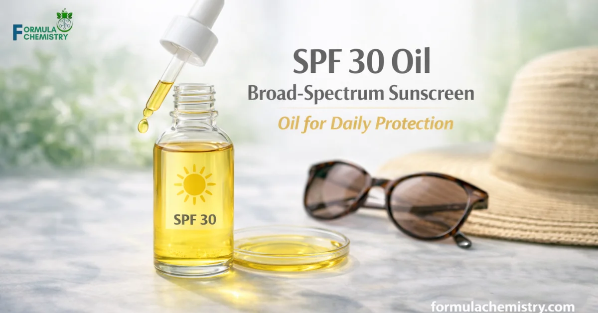SPF 30 Oil ,Broad-Spectrum Sunscreen Oil for Daily Protection