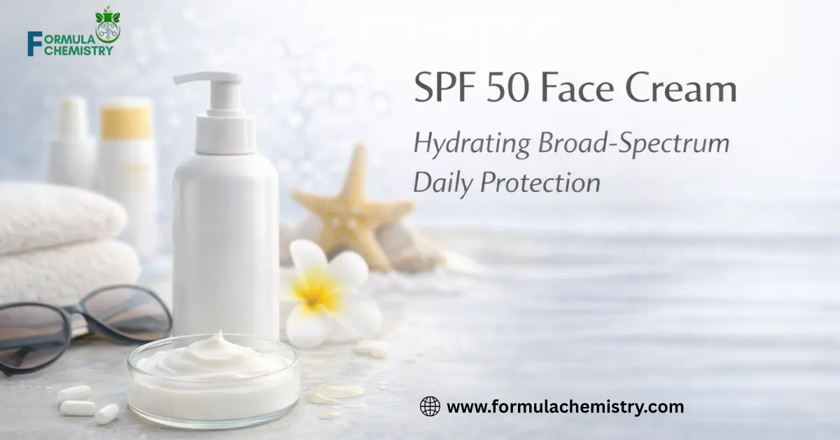 SPF 50 Face Cream Hydrating Broad Spectrum Daily Protection