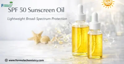 SPF 50 Sunscreen oil lightweight broad spectrum protection