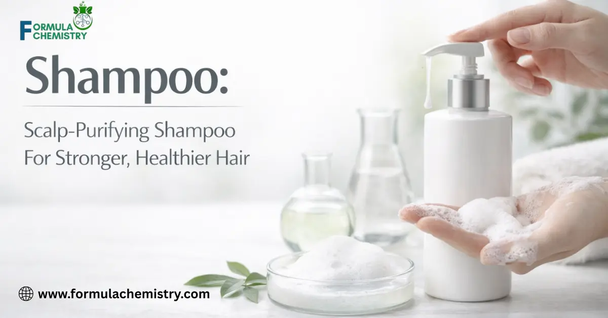 Shampoo scalp purifying shampoo for stronger healthier hair