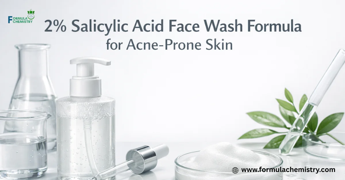 2% Salicylic Acid Face Wash Formula for Acne-Prone Skin