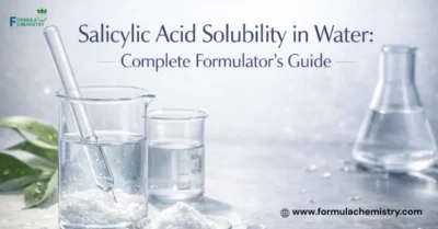 Salicylic Acid Solubility in Water Complete Formulator's Guide