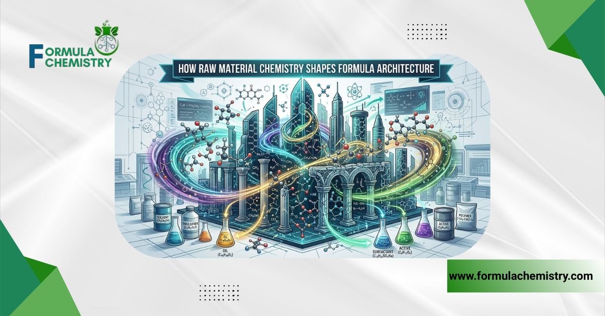 How Raw Material Chemistry Shapes Formula Architecture