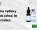 alpha hydroxy acids in cosmetics