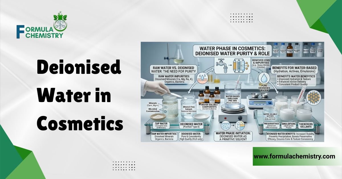 deionised water in cosmetics