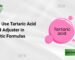 how to use tartaric acid as a ph adjuster in cosmetic formulation by formula chemistry