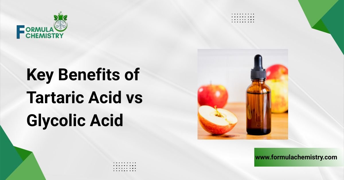 key benefits of tartaric acid vs glycolic acid