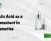 malic acid as a humectants in cosmetics