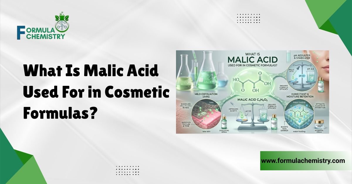 what is malic acid used for in cosmetic formulas