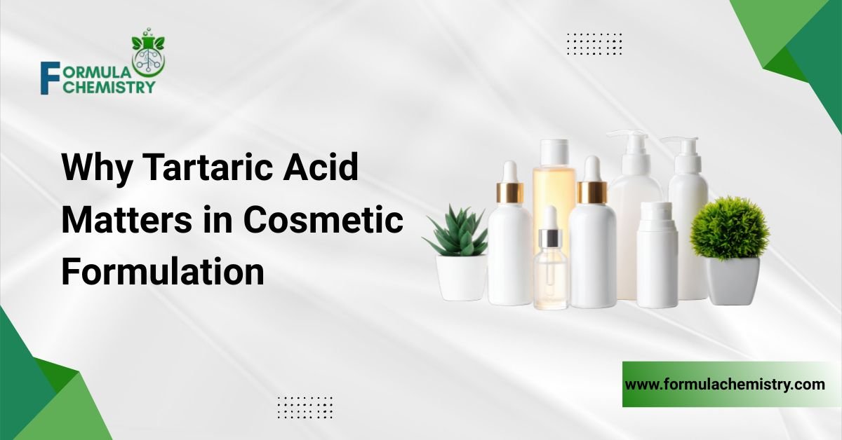 why tartaric acid matters in cosmetic formulation