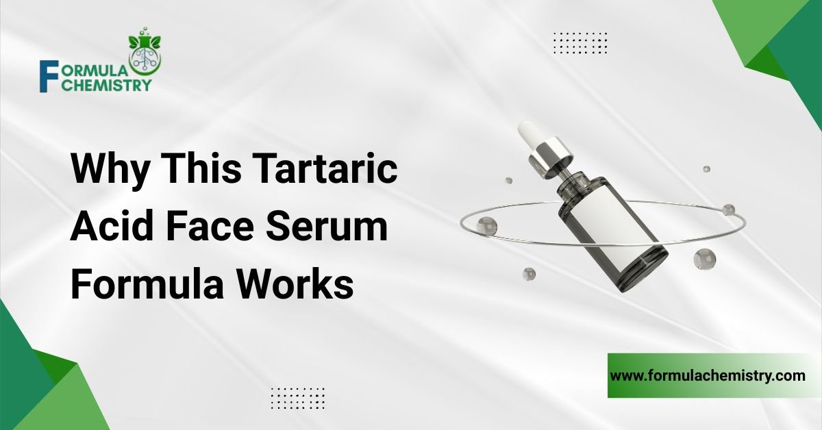 why this tartaric acid face serum works