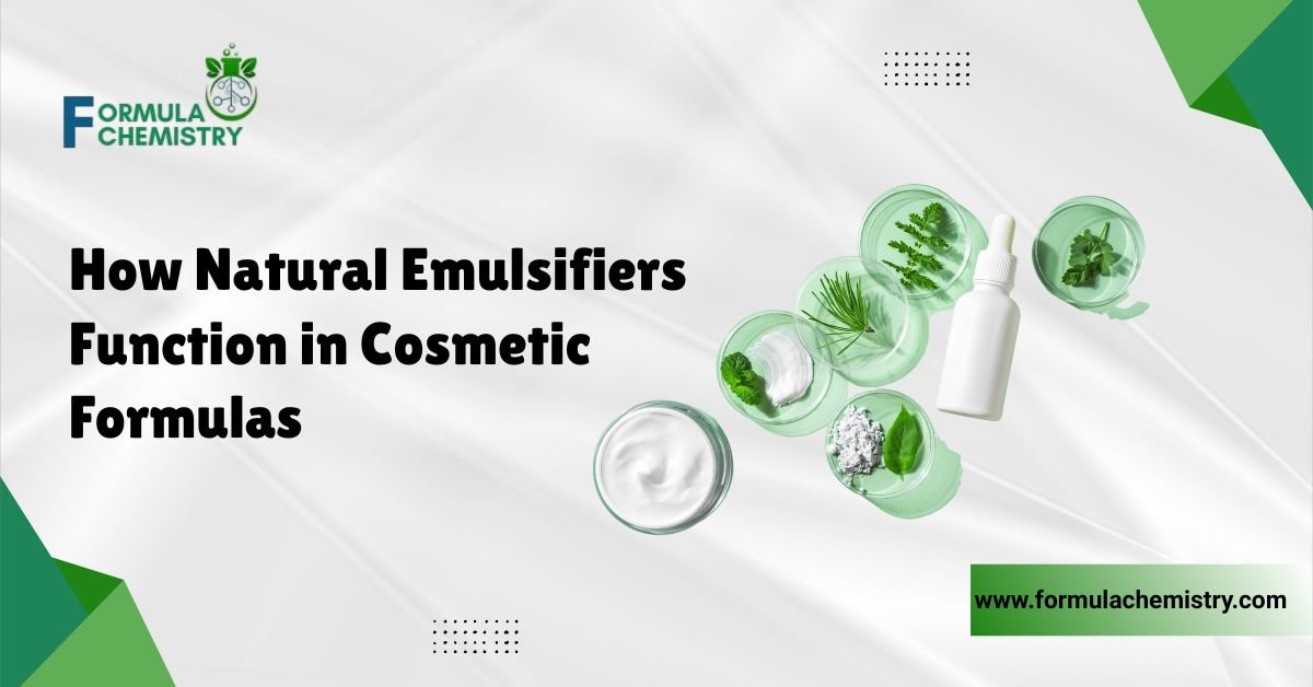 How Natural Emulsifiers Function in Cosmetic Formulas