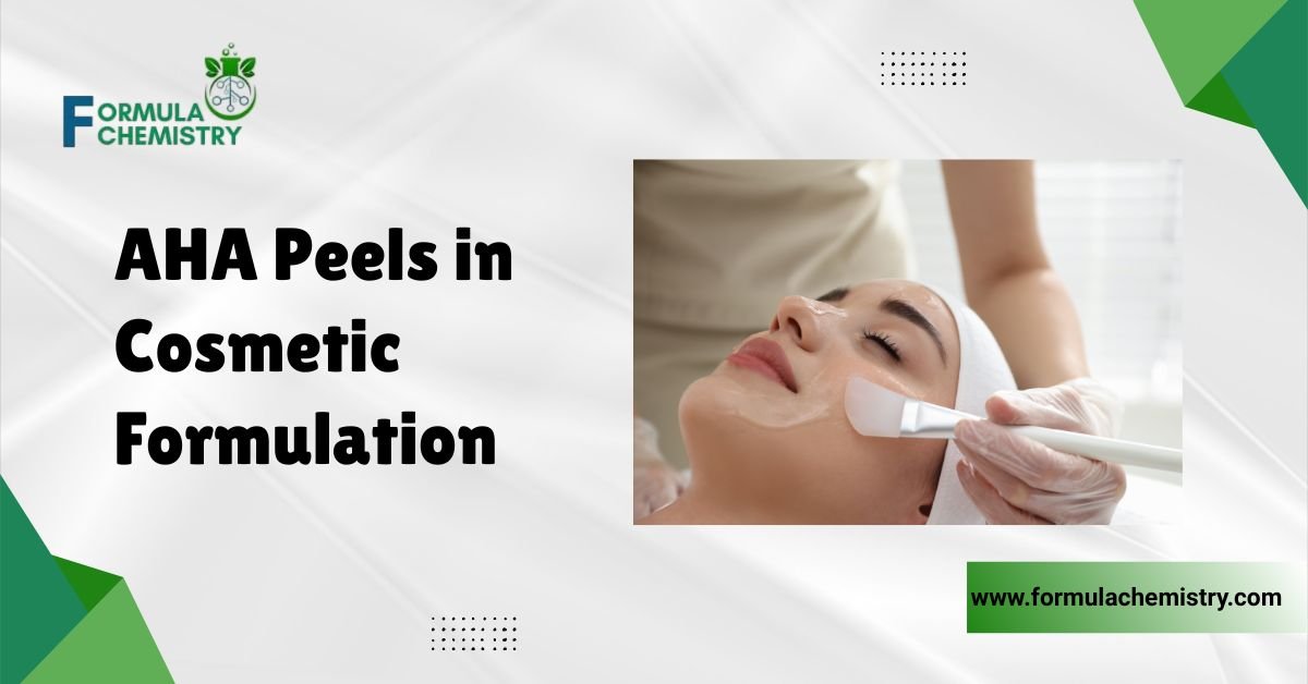 aha peels in cosmetic formulation