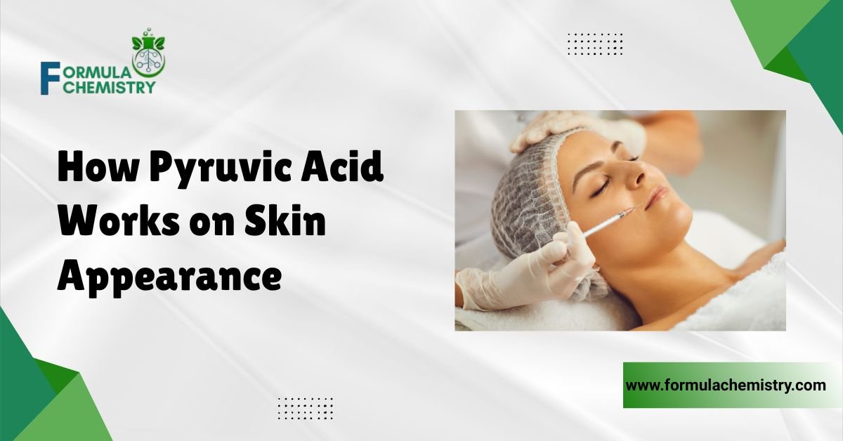 how pyruvic acid works on skin