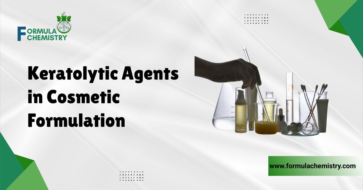 keratolytic agents in cosmetic formulation