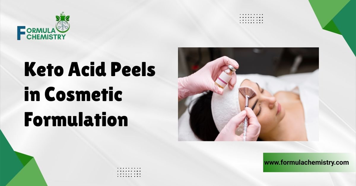 keto acid peels in cosmetic formulation
