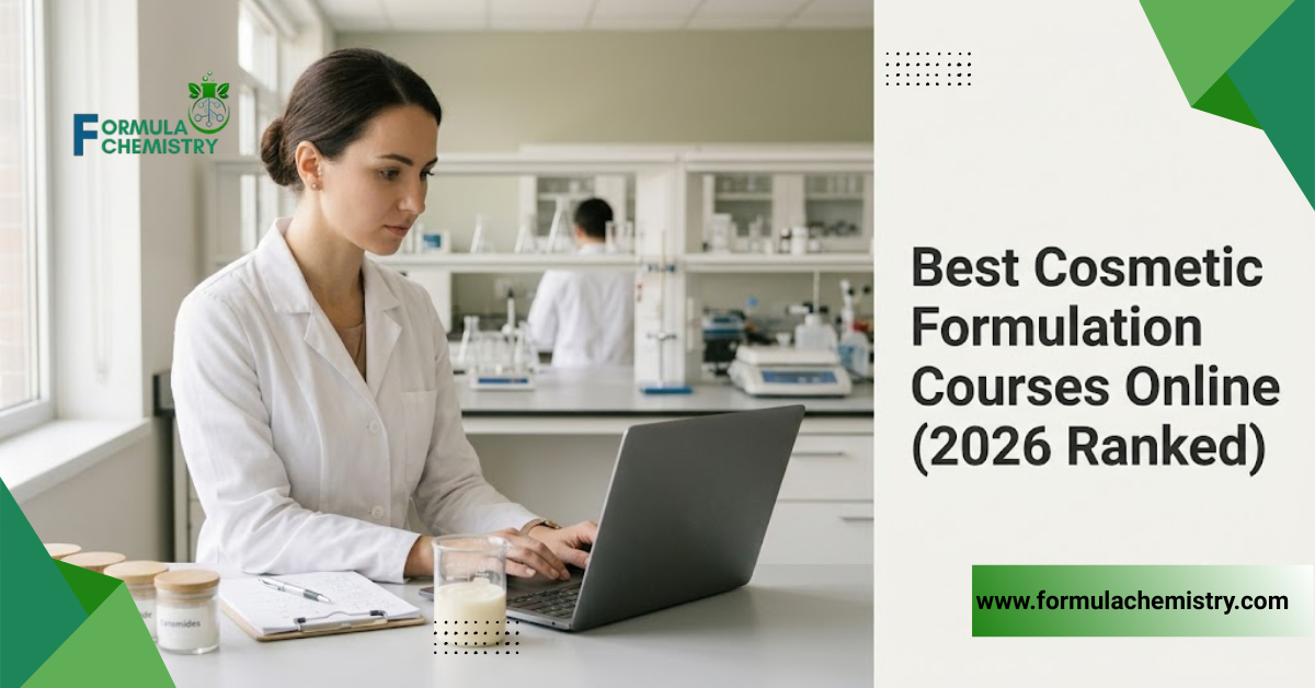best cosmetic formulation courses online 2026 ranked