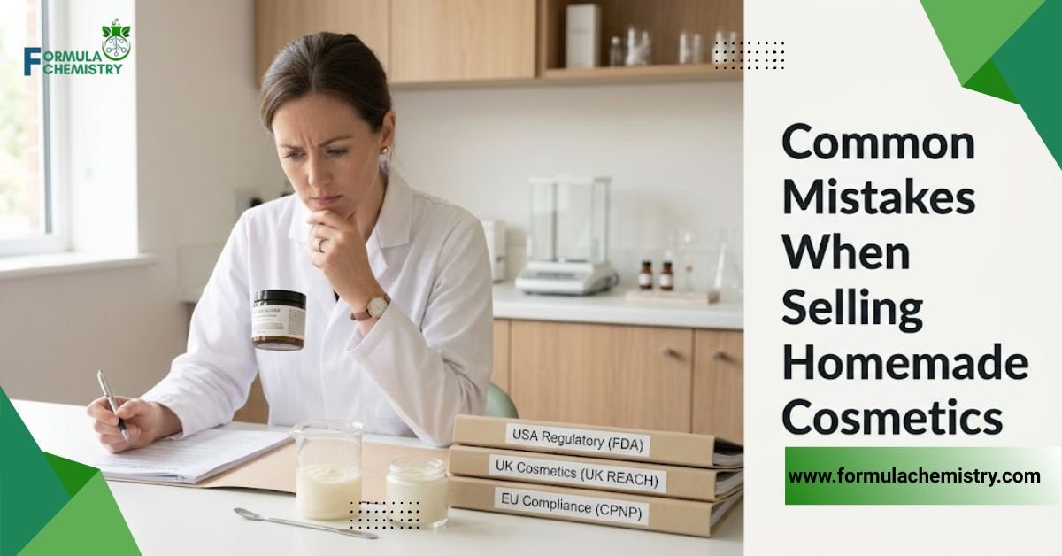 common mistakes when selling homemade cosmetics