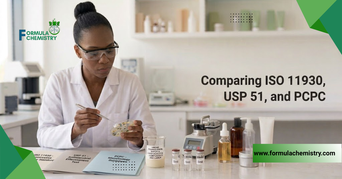 comparing iso 11930 usp 51 and pcpc