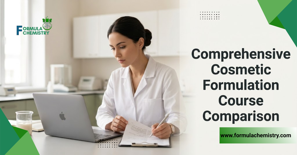 comprehensive cosmetic formulation course comparison