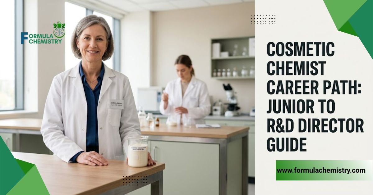 cosmetic chemist career path junior to r&d director guide