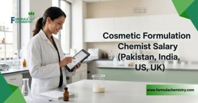 cosmetic formulation chemist salary pakistan, india us, uk