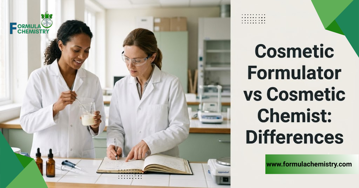 cosmetic formulator vs cosmetic chemist differences