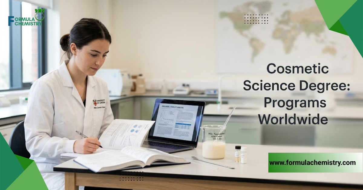 cosmetic science degree programs worldwide
