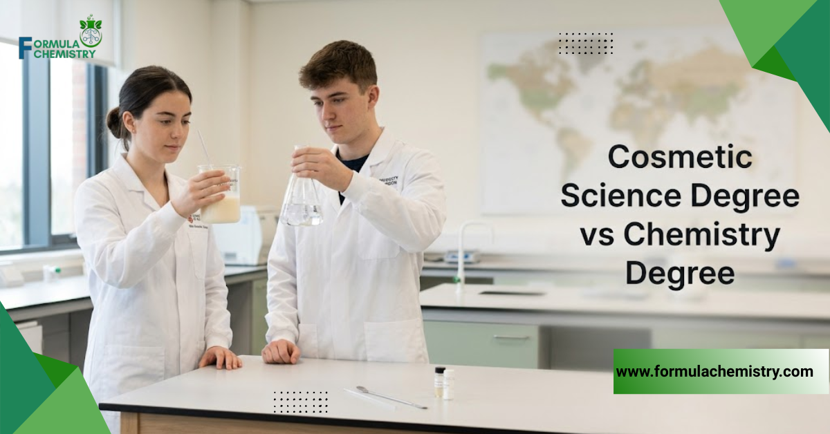 cosmetic science degree vs chemistry degree