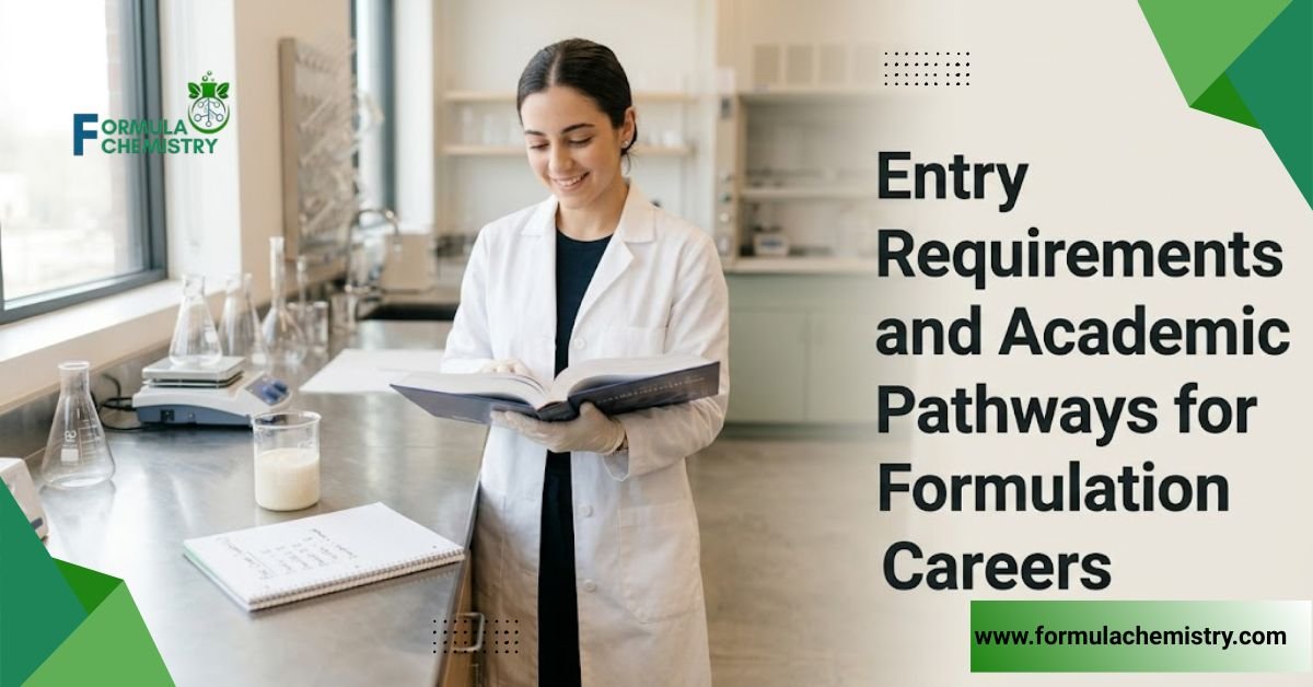 entry requirements and academic patheways for formulation careers
