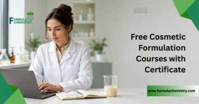 free cosmetic formulation courses with certificate