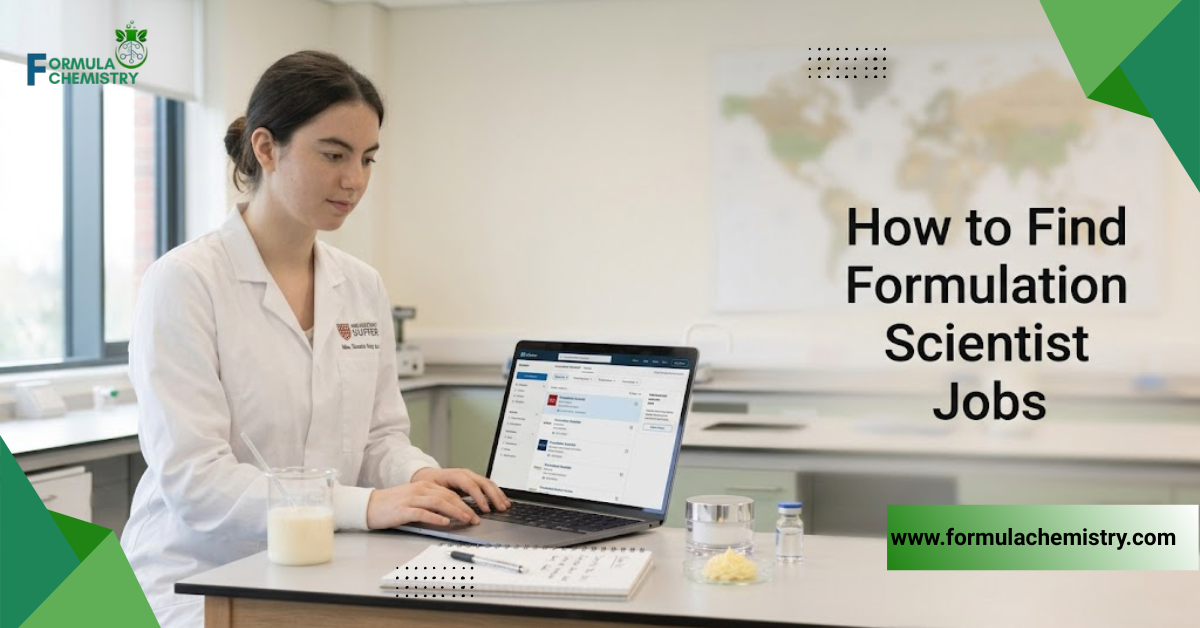 how to find formulation scientist jobs