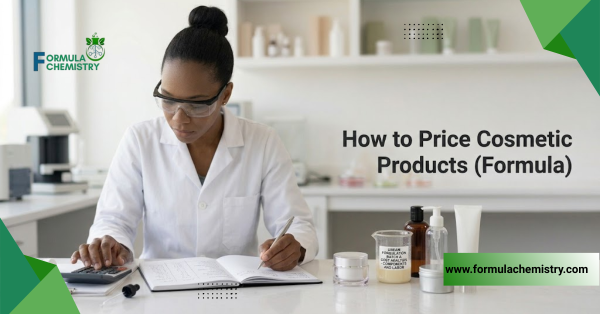 how to price cosmetic products formula