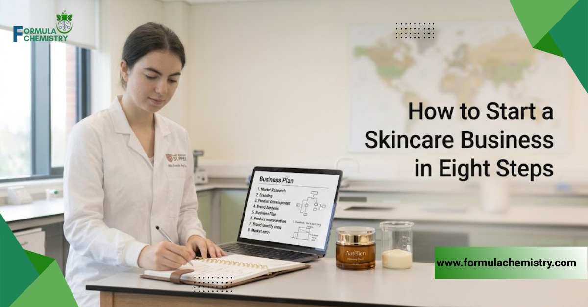 how to start a skincare business in eight steps