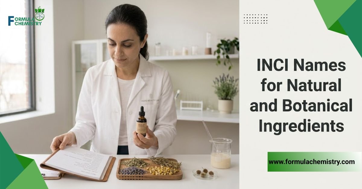 inci names for natural and botanical ingredients